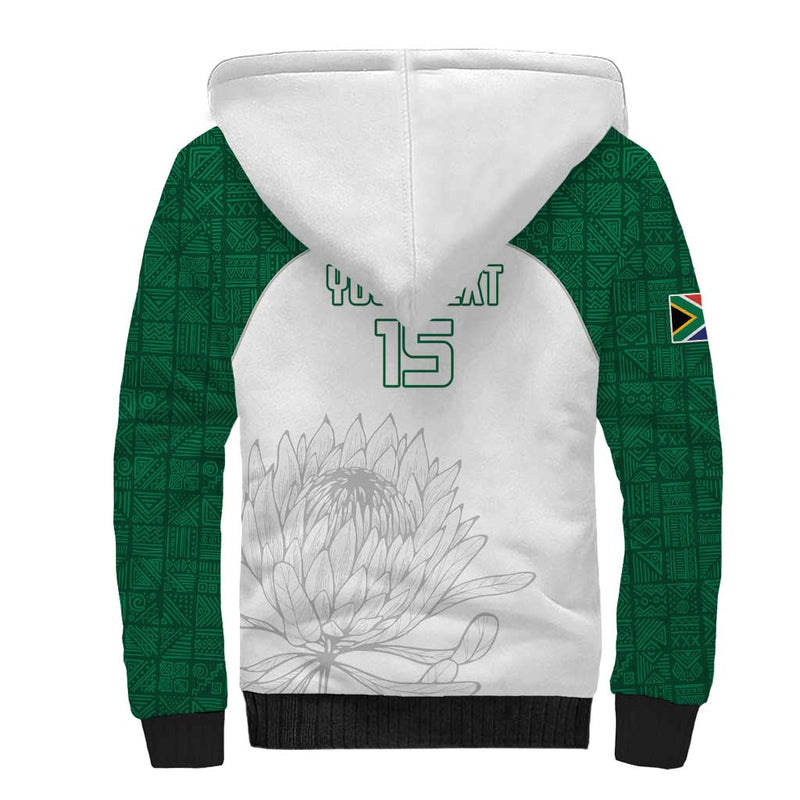 Custom South Africa Cricket Go Proteas Sherpa Hoodie