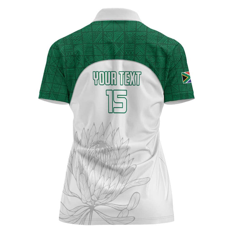 Custom South Africa Cricket Go Proteas Women Polo Shirt
