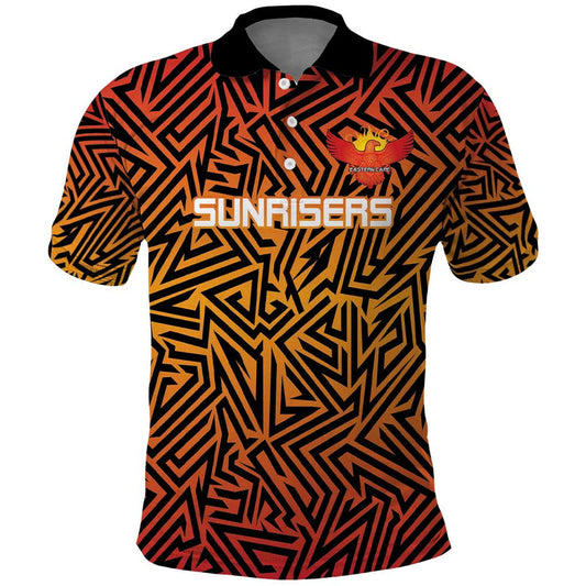 Custom South Africa Eastern Cape Cricket Go Sunrisers Polo Shirt