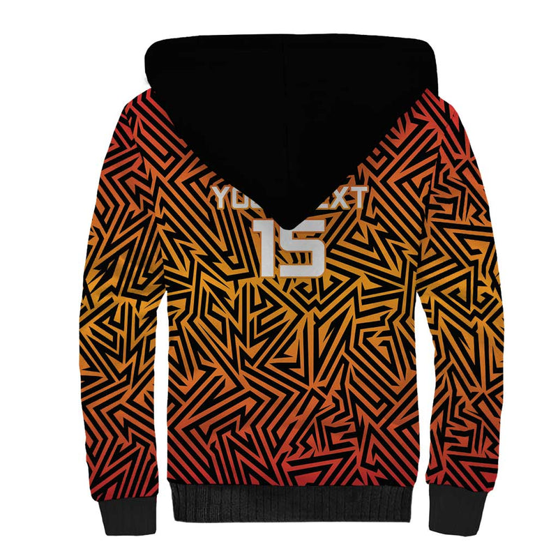 Custom South Africa Eastern Cape Cricket Go Sunrisers Sherpa Hoodie