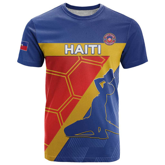 Custom Haiti Football Neg Marron Go Ayiti T Shirt