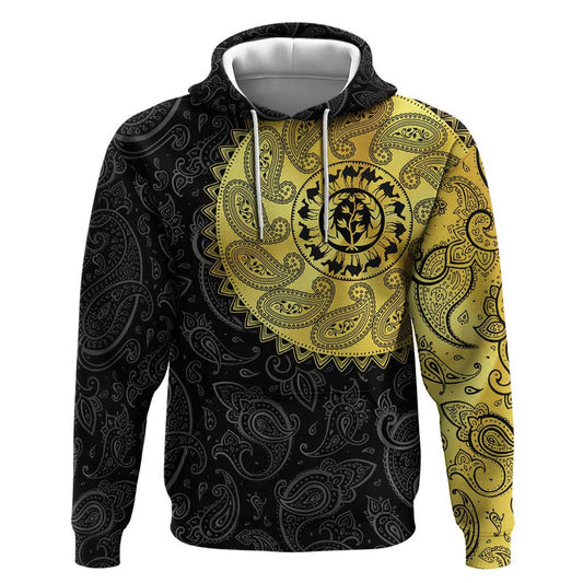 Eritrea African Tribal Mix Paisley Pattern Hoodie