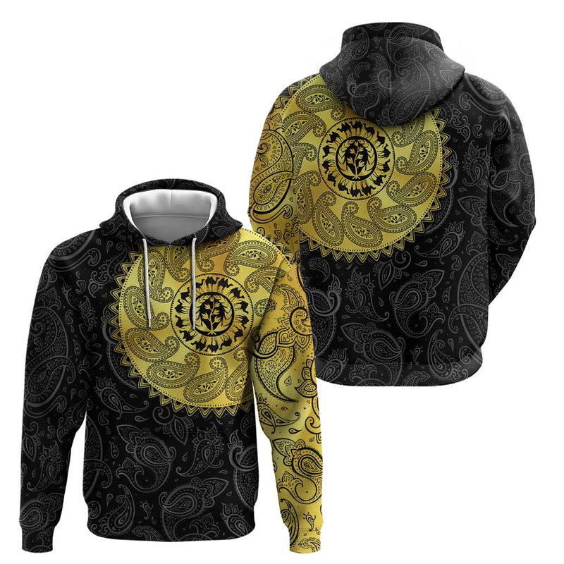 Eritrea African Tribal Mix Paisley Pattern Hoodie