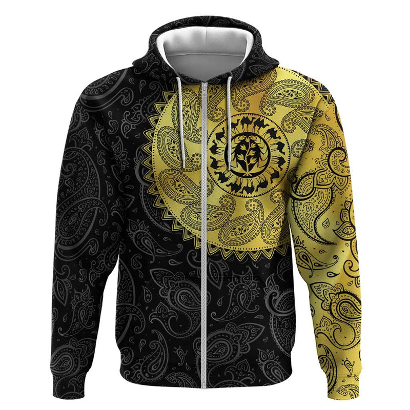 Eritrea African Tribal Mix Paisley Pattern Hoodie