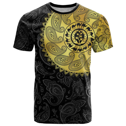 Eritrea African Tribal Mix Paisley Pattern T Shirt