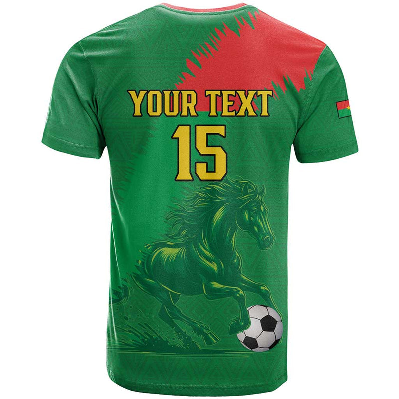 Custom Burkina Faso Football Go Les Etalons T Shirt