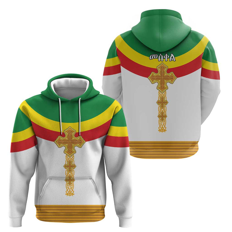 Ethiopia Meskel Hoodie Ethiopian Cross
