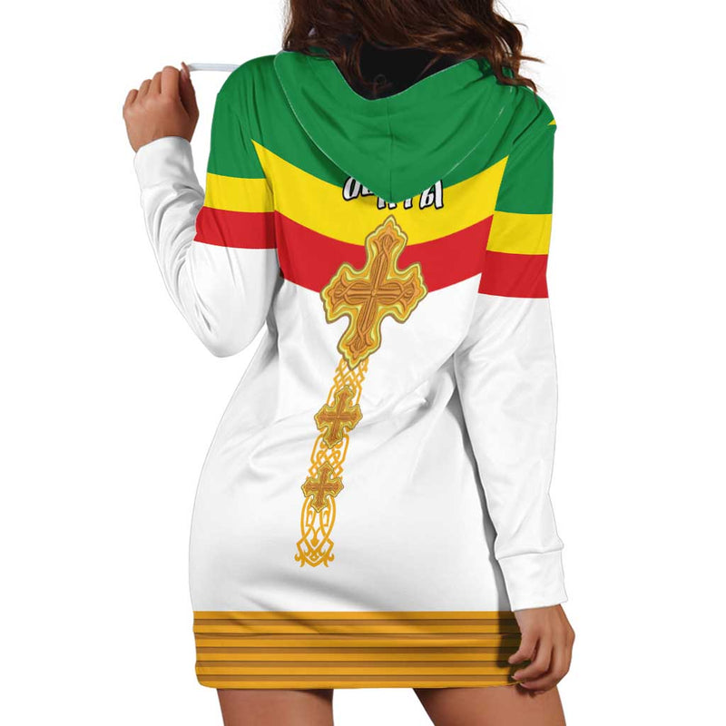 Ethiopia Meskel Ethiopian Cross Hoodie Dress