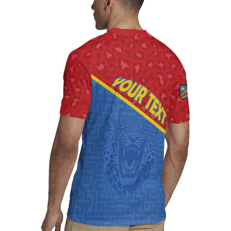 Custom Dr Congo Football Allez Les Léopards Rugby Jersey