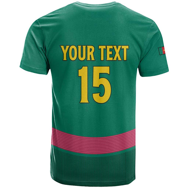Custom Cameroon Football Waka Waka - This Time For Africa T Shirt