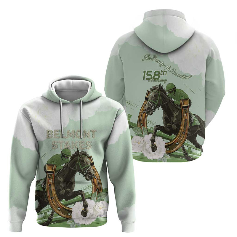 158th Anniversary Belmont Horse Racing Run for the Carnations Hoodie