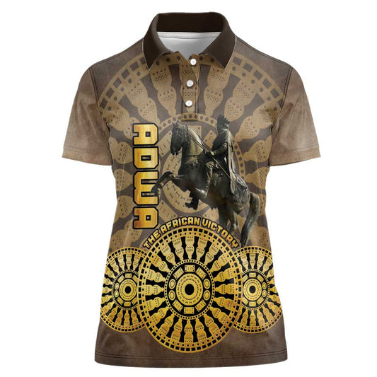 Adwa Victory of Ethiopia African Victory In The Age Of Empire Women Polo Shirt