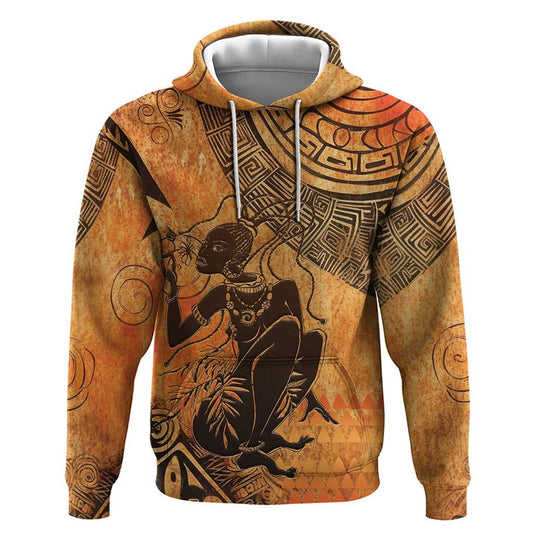 African Women She Is Rooted In The Earth and Rising Like The Sun Hoodie