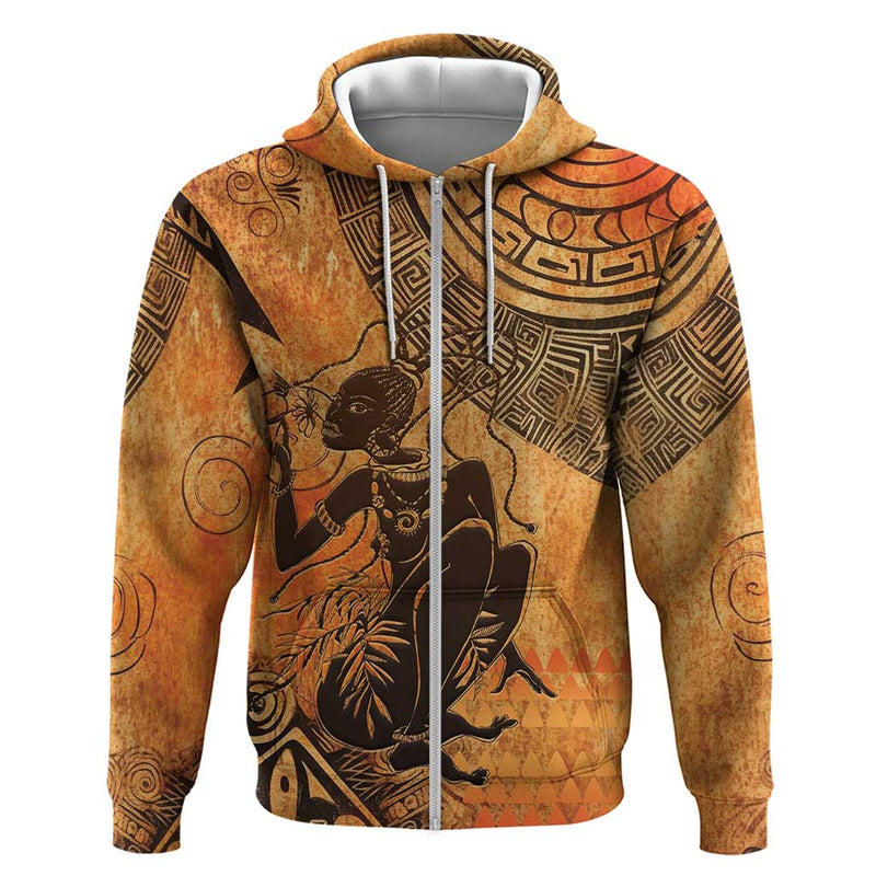 African Women She Is Rooted In The Earth and Rising Like The Sun Hoodie