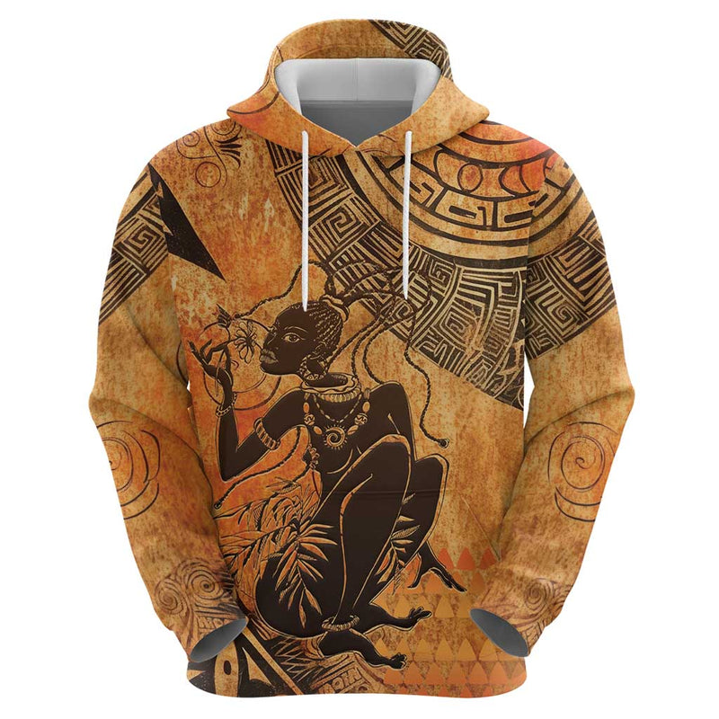 African Women She Is Rooted In The Earth and Rising Like The Sun Hoodie