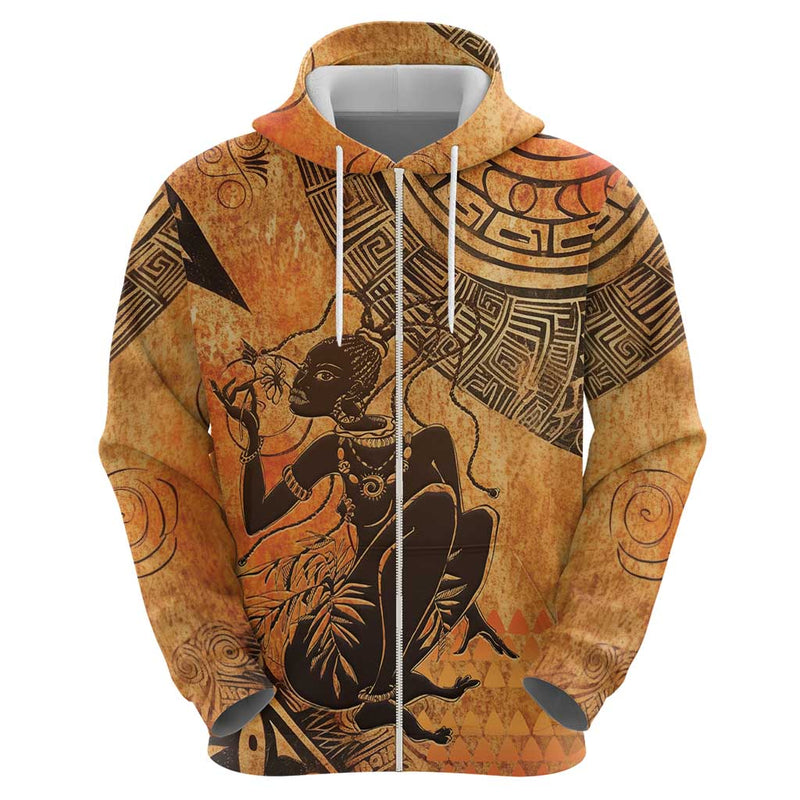 African Women She Is Rooted In The Earth and Rising Like The Sun Hoodie