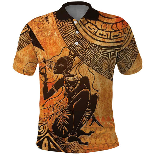 African Women She Is Rooted In The Earth and Rising Like The Sun Polo Shirt