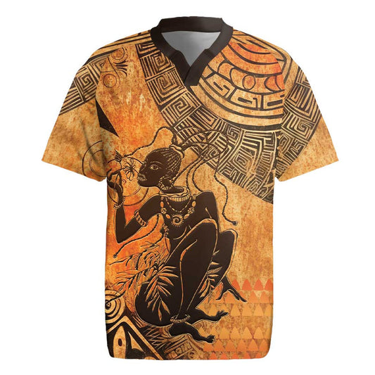 African Women She Is Rooted In The Earth And Rising Like The Sun Rugby Jersey