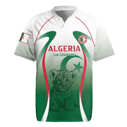 Algeria Rugby Custom Go Lion Cubs Rugby Jersey