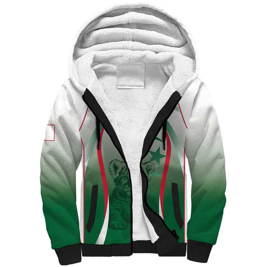 Algeria Rugby Custom Go Lion Cubs Sherpa Hoodie