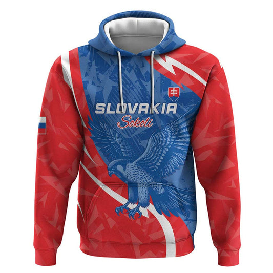 Custom Slovakia Football Come On Sokoli Hoodie