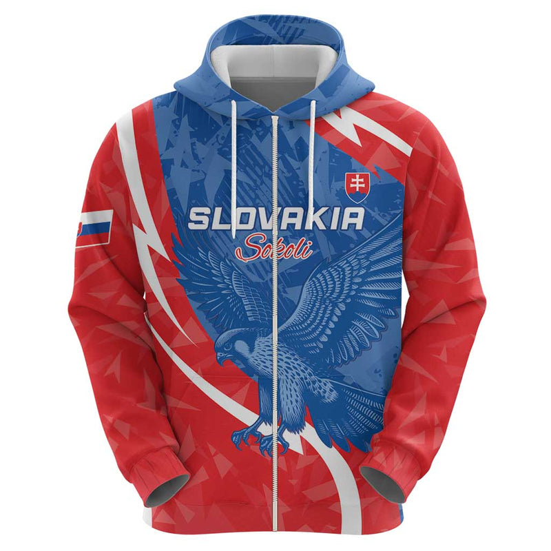 Custom Slovakia Football Come On Sokoli Hoodie