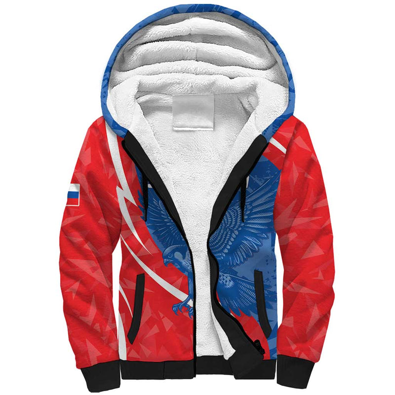 Custom Slovakia Football Come On Sokoli Sherpa Hoodie