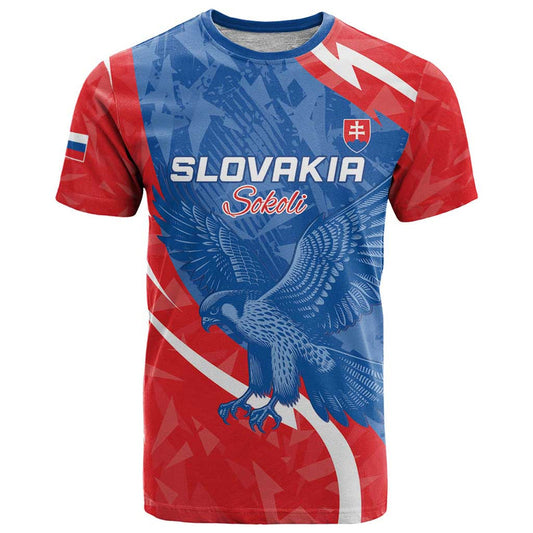 Custom Slovakia Football Come On Sokoli T Shirt