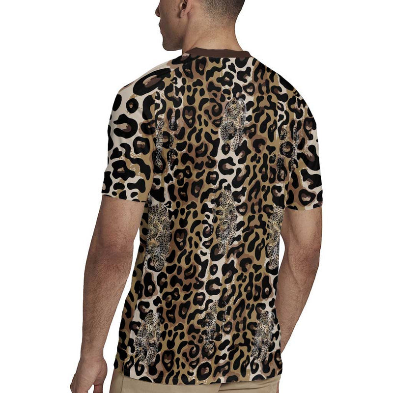 African Leopard Skin Pattern Rugby Jersey