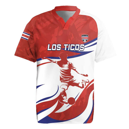 Custom Costa Rica Football Los Ticos With Bull Mascot Rugby Jersey