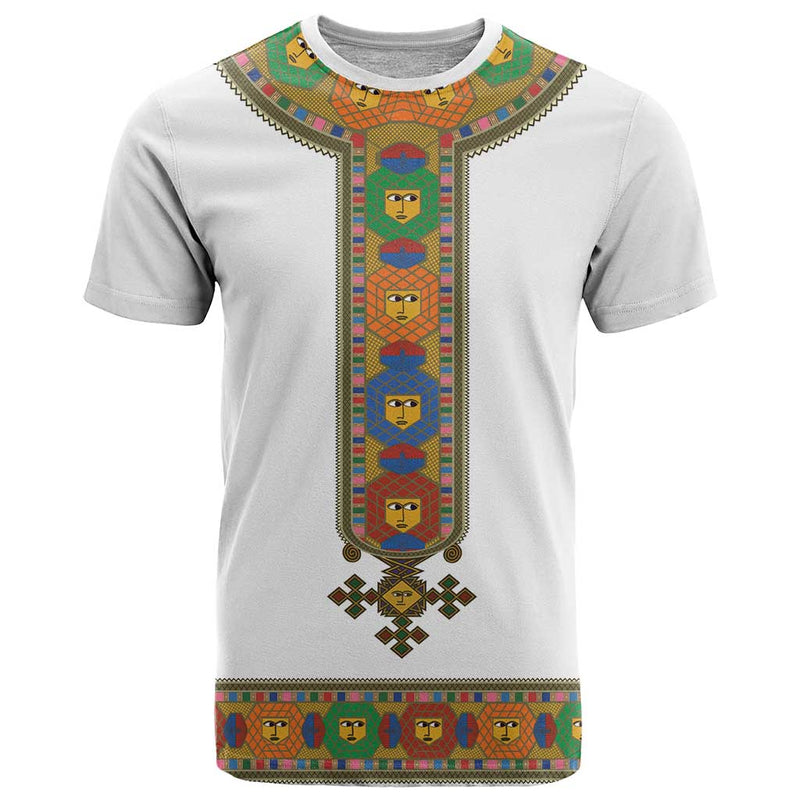 Ethiopia Saba Kemis Habesha Style T Shirt