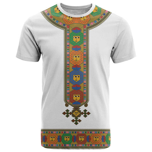 Ethiopia Saba Kemis Habesha Style T Shirt