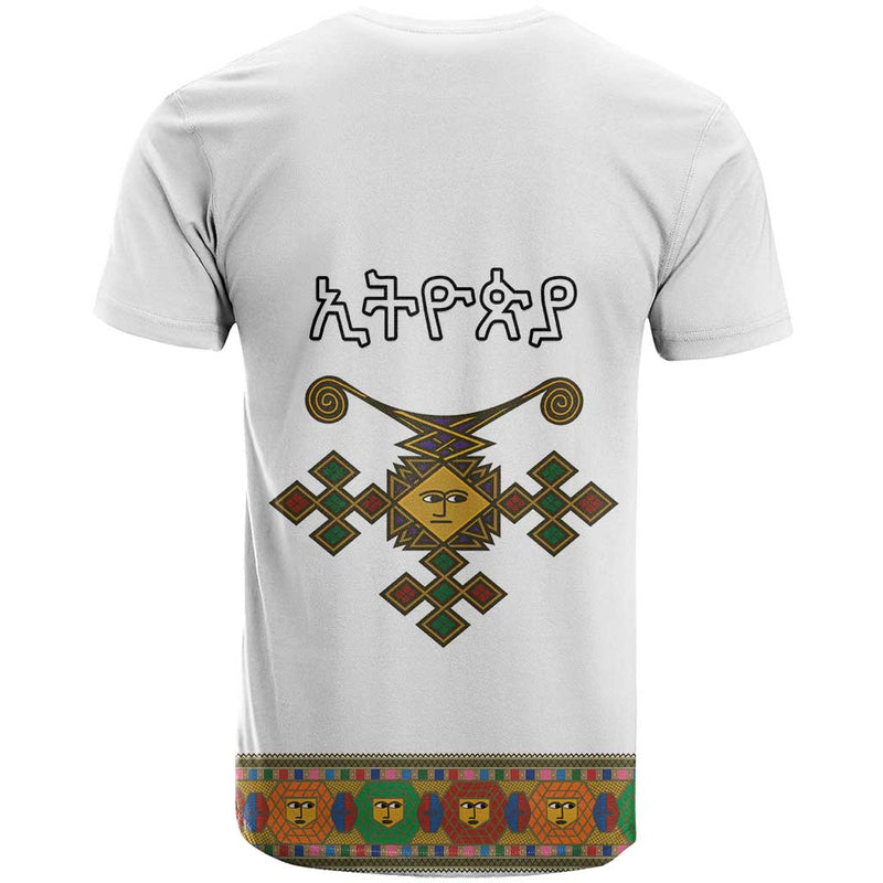 Ethiopia Saba Kemis Habesha Style T Shirt