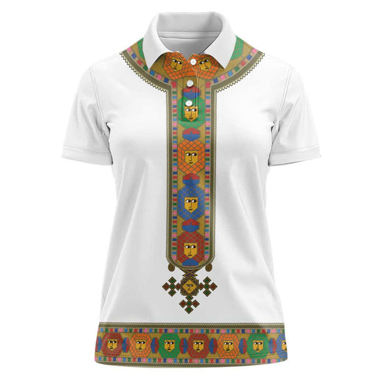 Ethiopia Saba Kemis Habesha Style Women Polo Shirt