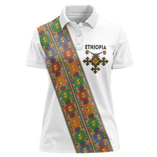 Ethiopia Saba Kemis Sash Style Women Polo Shirt