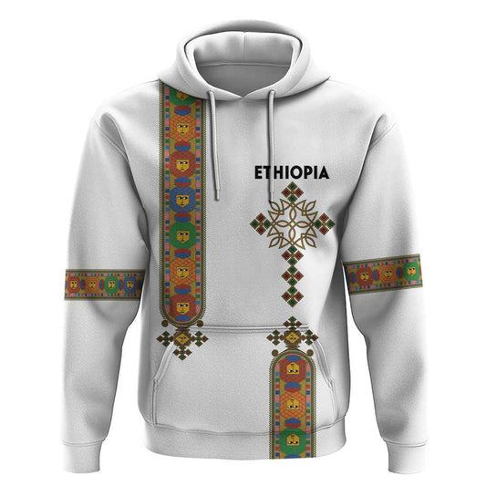 Ethiopia Saba Kemis Ethiopian Cross Lion Of Judah Hoodie