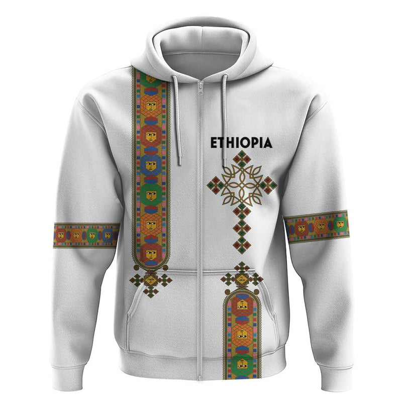 Ethiopia Saba Kemis Ethiopian Cross Lion Of Judah Hoodie