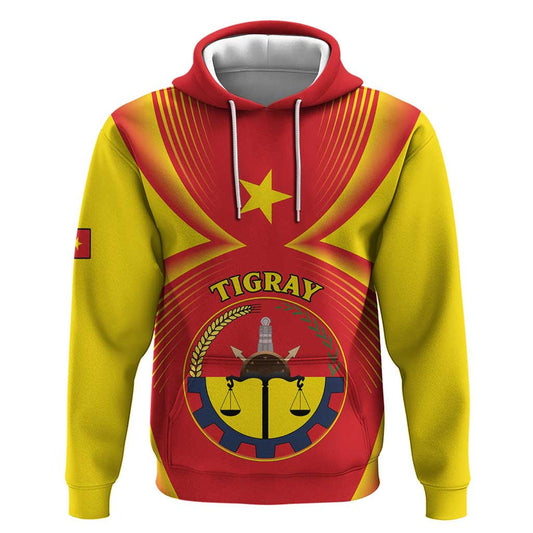 Ethiopia Tigray Region Coat Of Arms With Map Hoodie