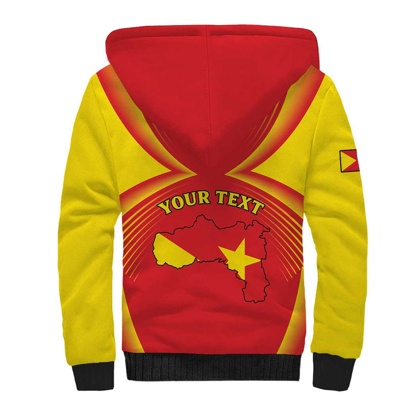 Ethiopia Tigray Region Coat Of Arms With Map Sherpa Hoodie