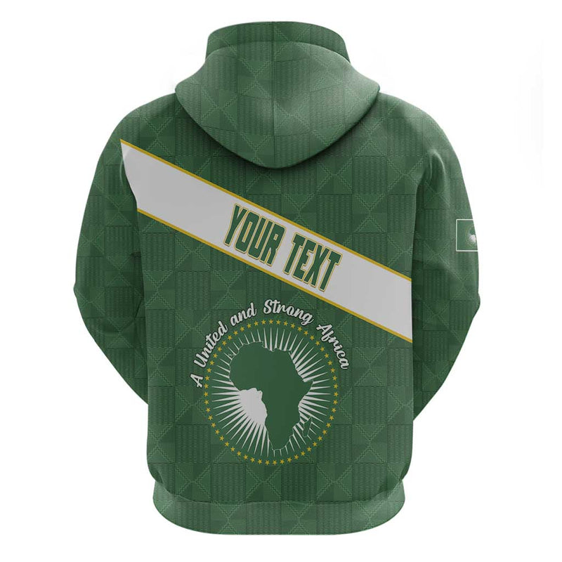 African Union Day Hoodie Emblem With Kente Pattern