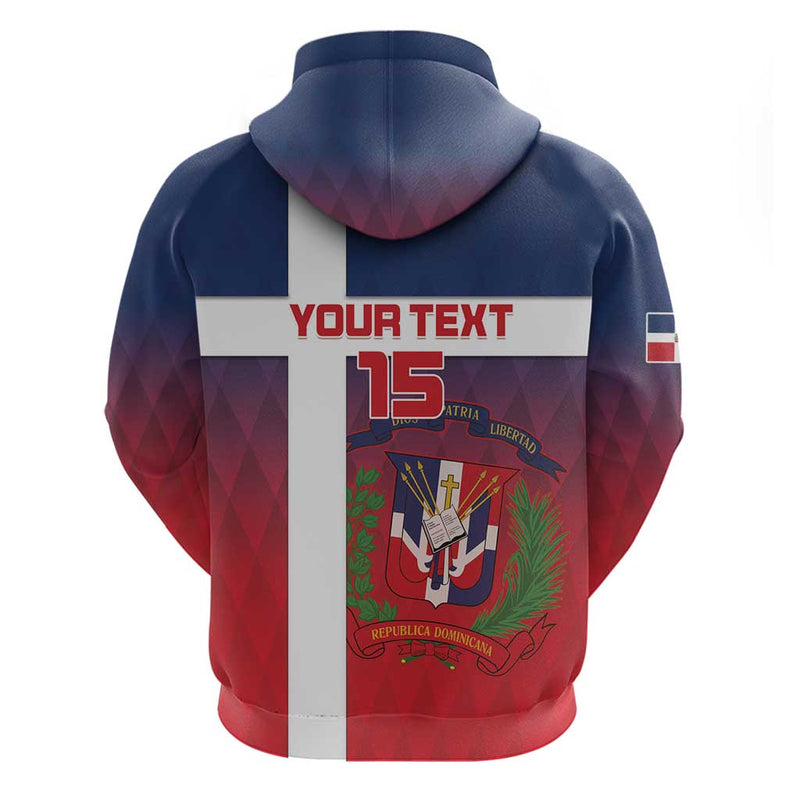 Custom Dominican Republic Football Come On Los Quisqueyanos Hoodie