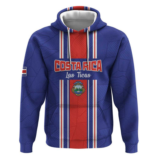 Custom Costa Rica Football Vamos Ticos! Hoodie