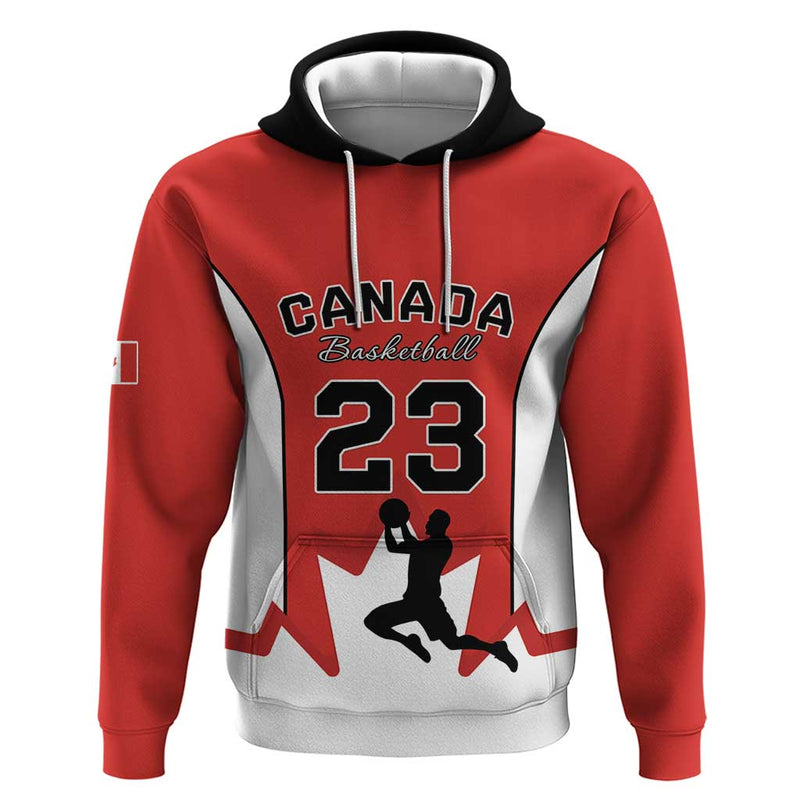 Custom Canada Basketball Go Champions Team Canada Hoodie