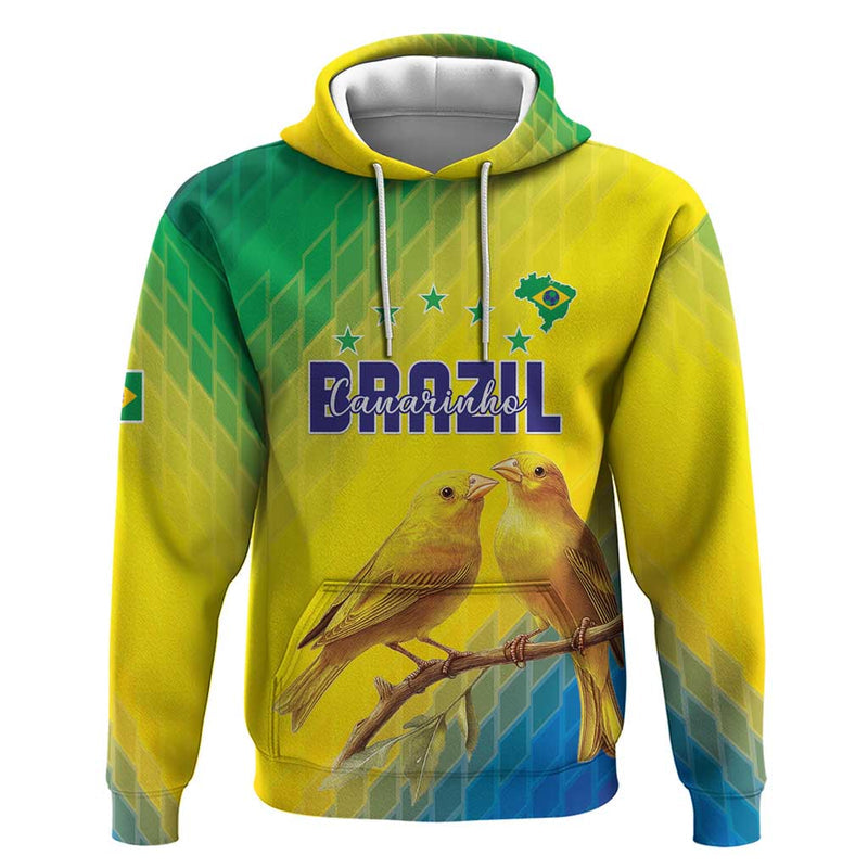Custom Brazil Football Go Canarinho Go Hoodie