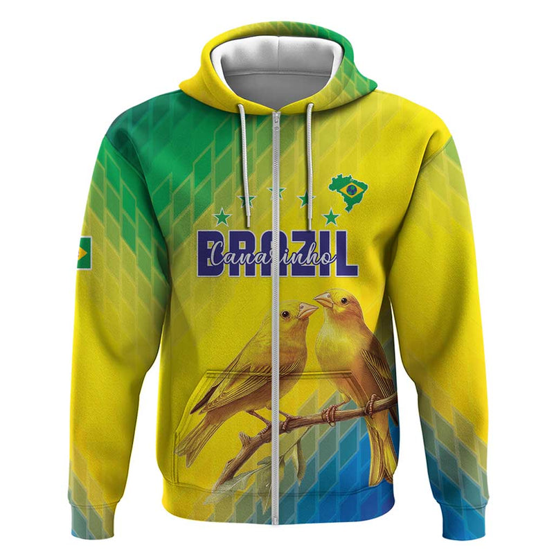 Custom Brazil Football Go Canarinho Go Hoodie