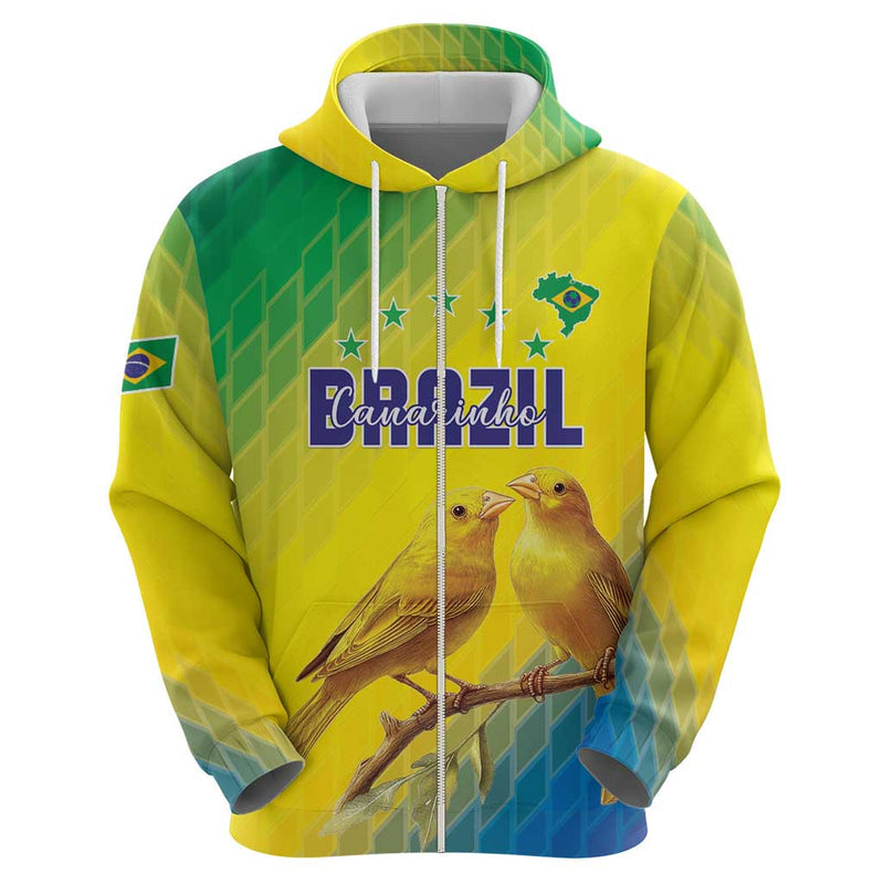 Custom Brazil Football Go Canarinho Go Hoodie