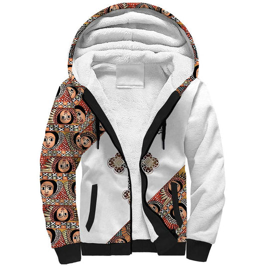 Ethiopian Orthodox Church Angel Sherpa Hoodie