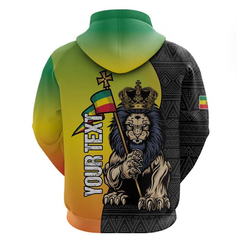 Ethiopia National Day Lion Of Judah African Pattern Hoodie
