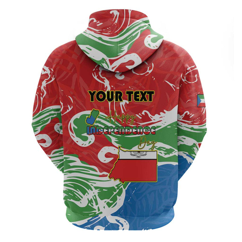 Equatorial Guinea Independence Day Coat Of Arms With Map Hoodie