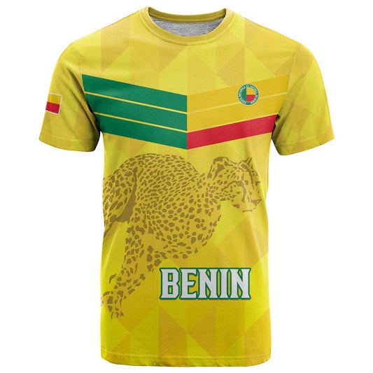 Custom Benin Football Go Cheetahs T Shirt